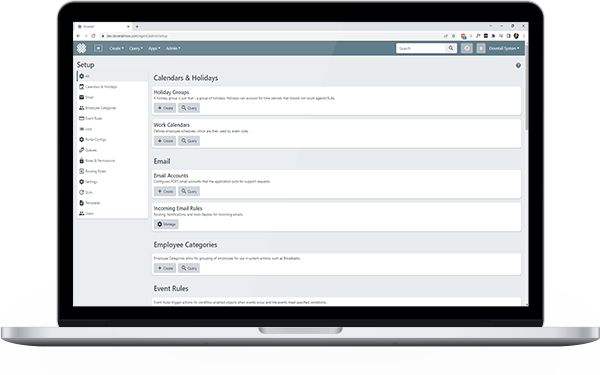 Dovetail HR Setup Page 600